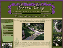 Tablet Screenshot of greendaylandscapes.com